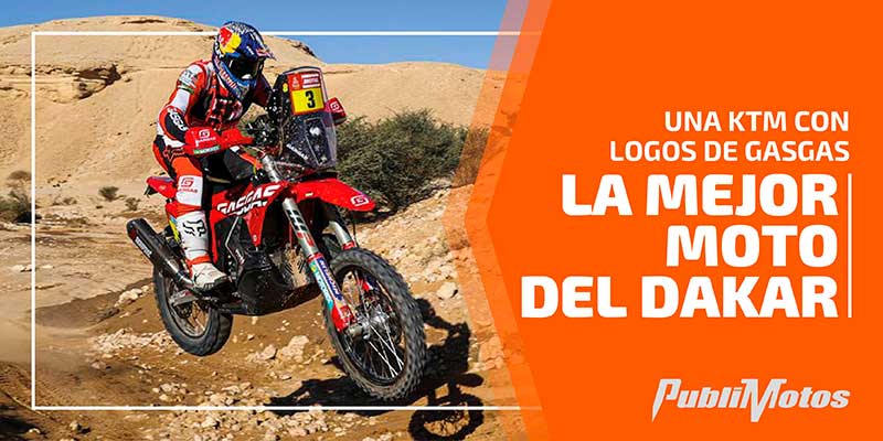 Una KTM con logos de GasGas | La mejor moto del Dakar